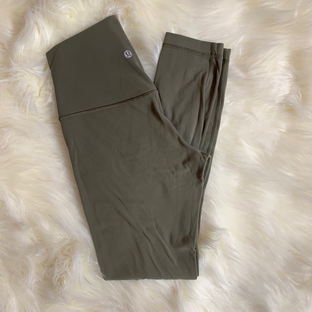 lululemon athletica Olive Green Leggings